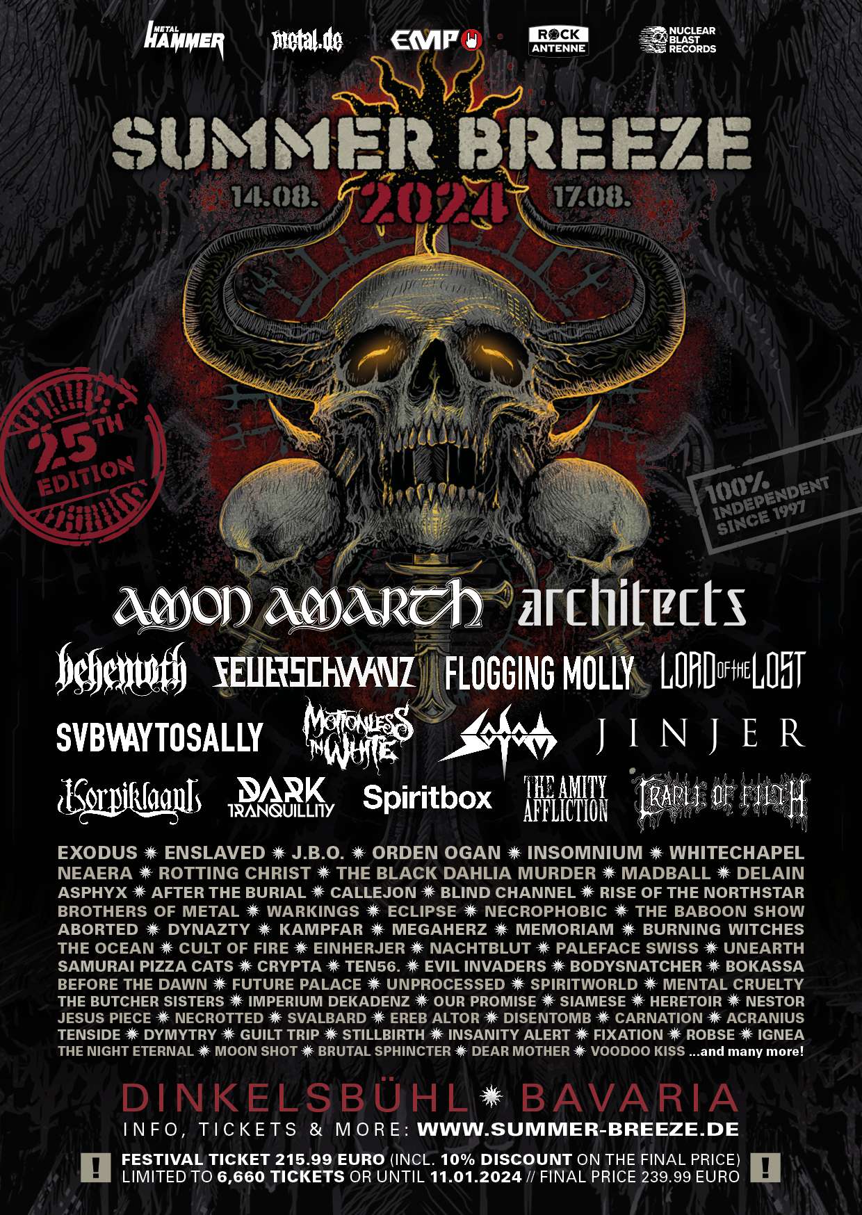 Summer Breeze Open Air 2024 Current Bands Confirmed And Festival Informationsummer Breeze Open 6325