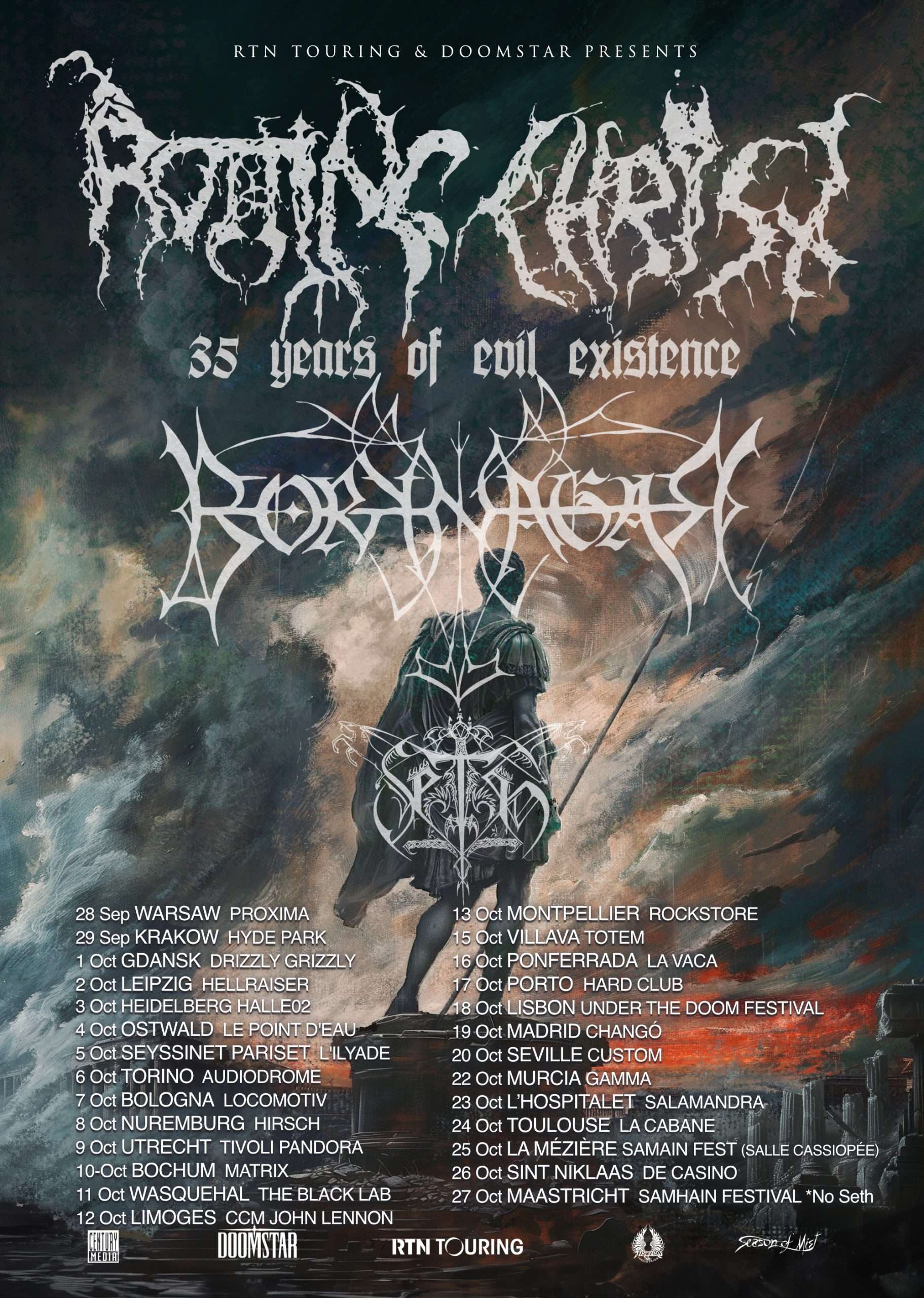 Rotting Christ announces European tour dates with Borknagar and Seth ...